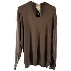 Classics By Palmland Pullover Sweater Crew Neck Long Sleeve Acrylic NEW